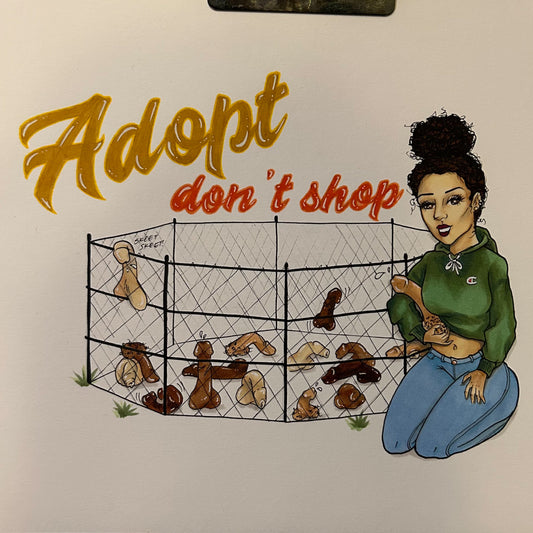 adopt don’t shop illustration